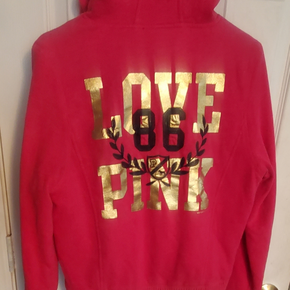 VS Pink Fur Lined Jacket